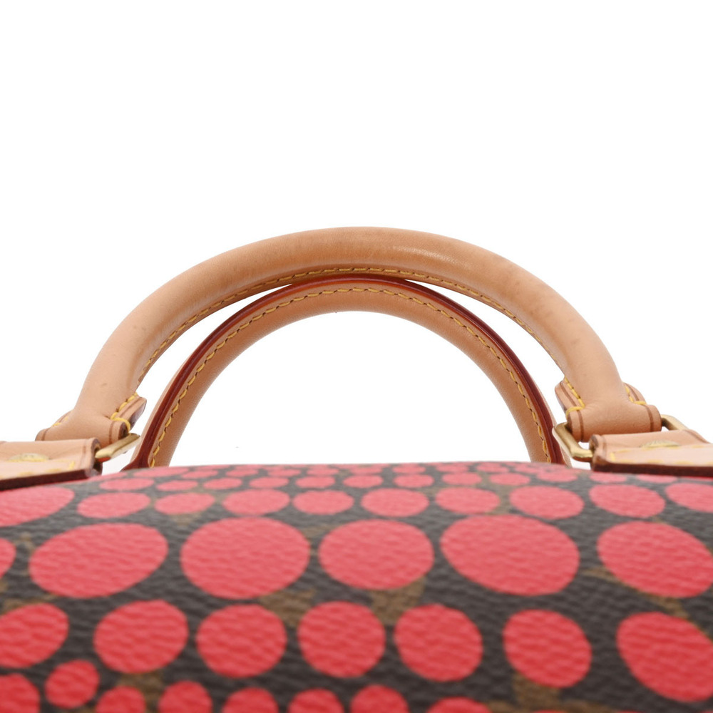 Louis Vuitton Monogram Town Speedy Rouge Leather Handbag - Picture 4 of 11